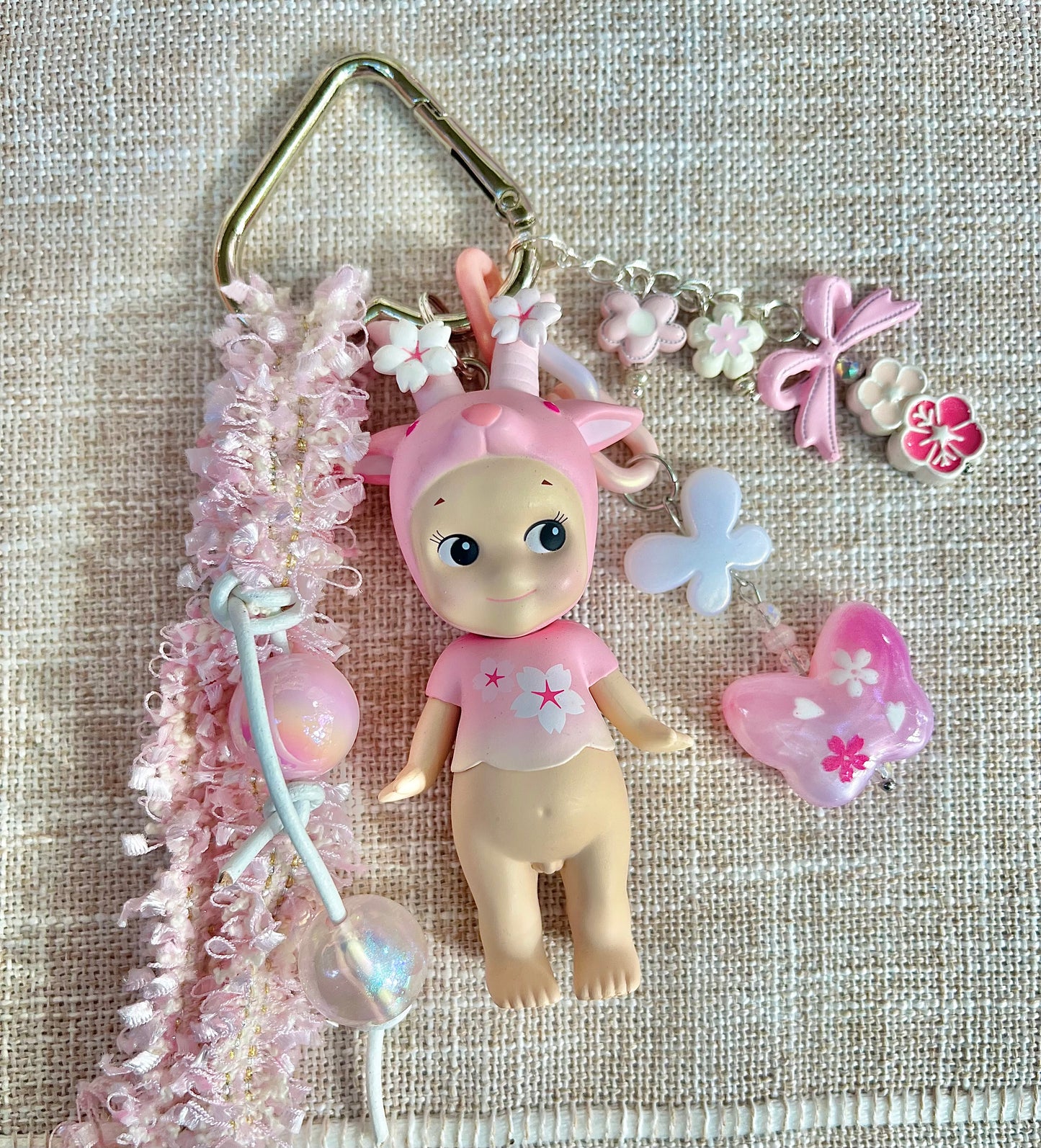 SONNY ANGEL Art Toy Keychain - Handmade - One of a Kind