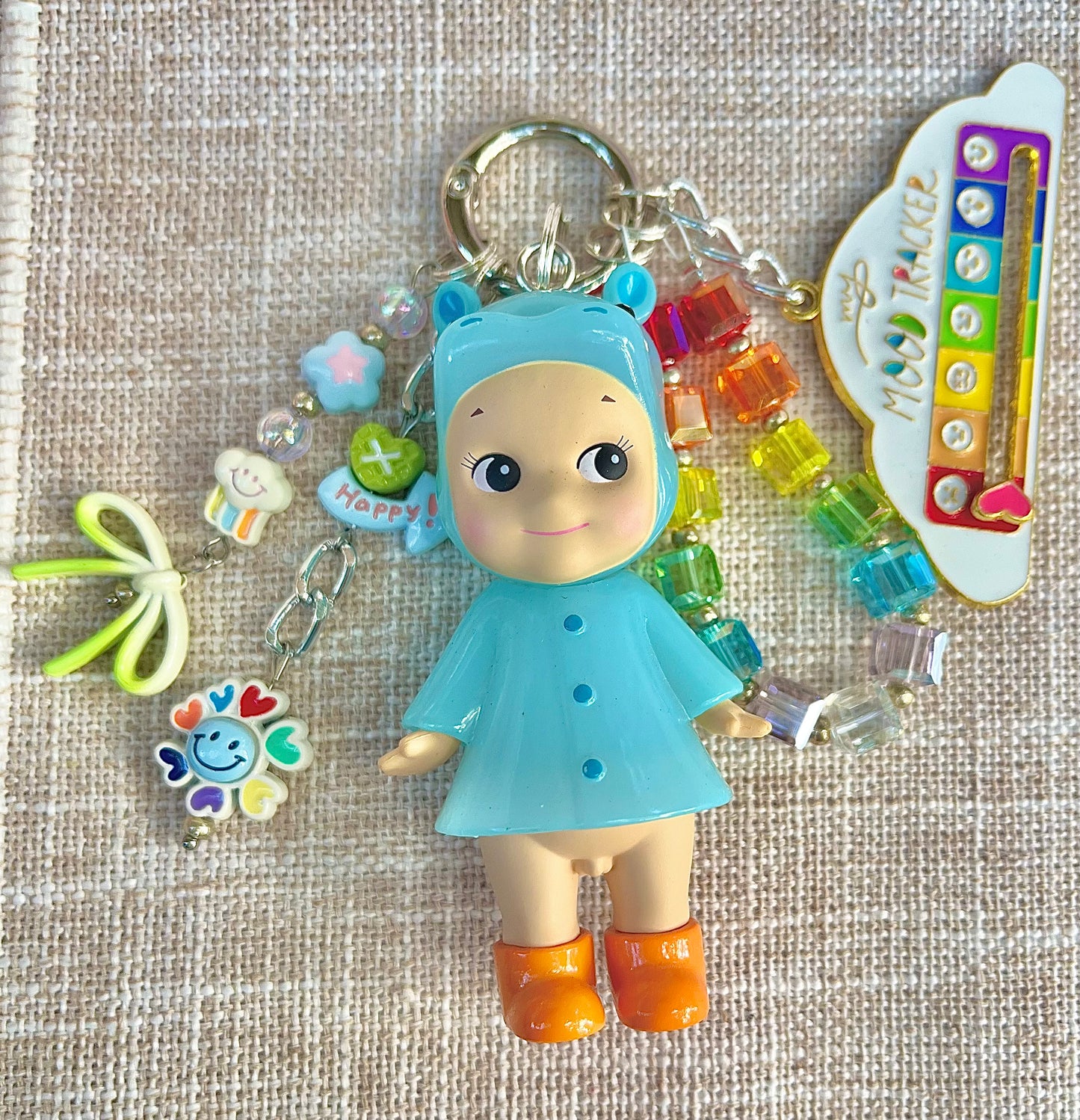 SONNY ANGEL Art Toy Keychain - Handmade - One of a Kind