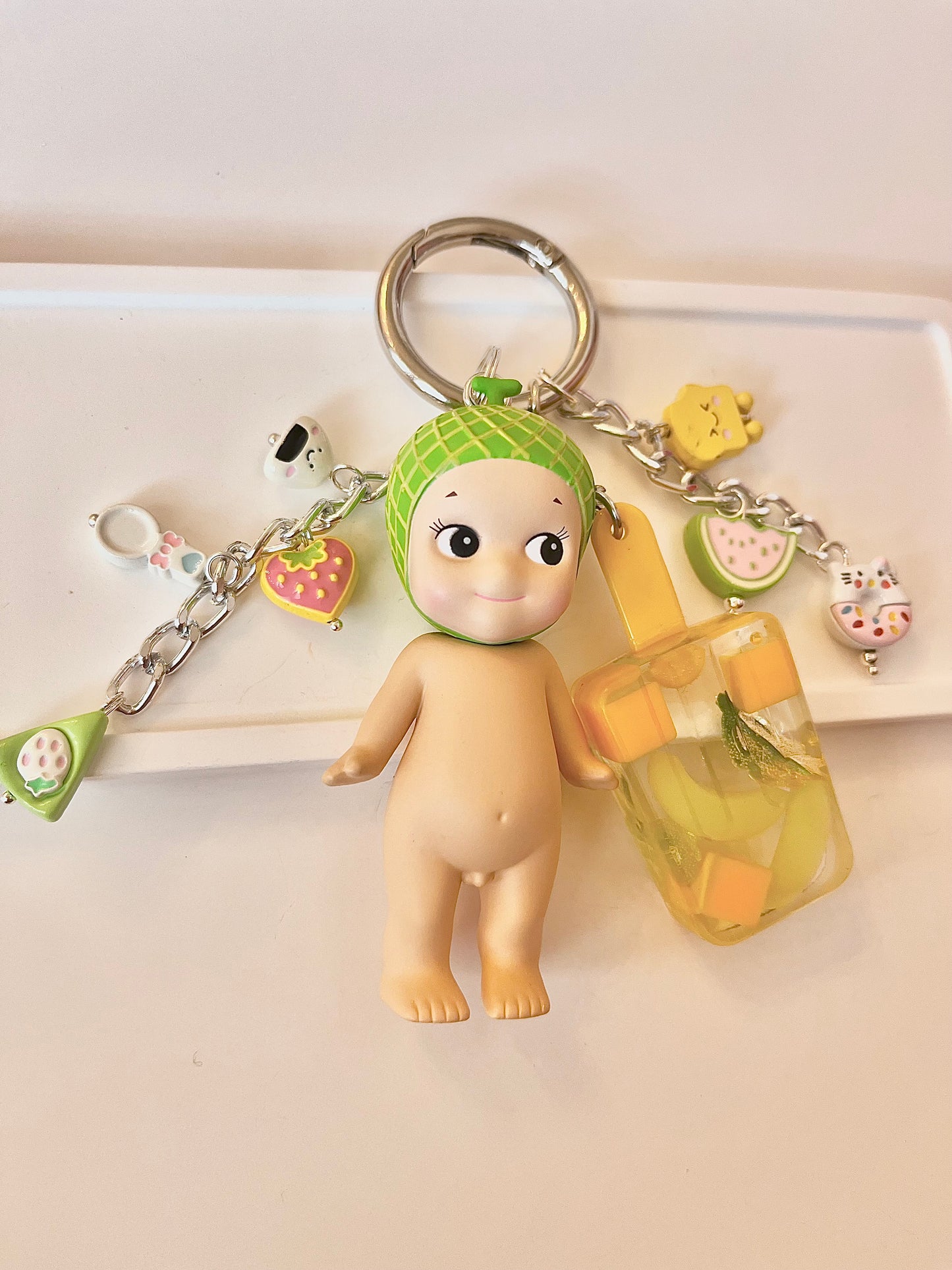 SONNY ANGEL Art Toy Keychain - Handmade - One of a Kind