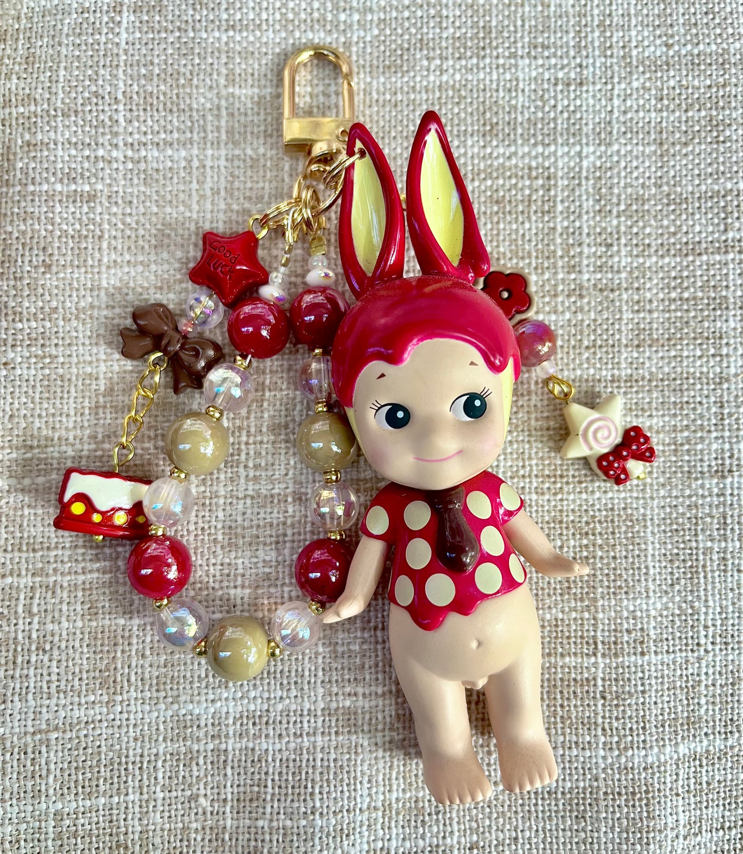 SONNY ANGEL Art Toy Keychain - Handmade - One of a Kind