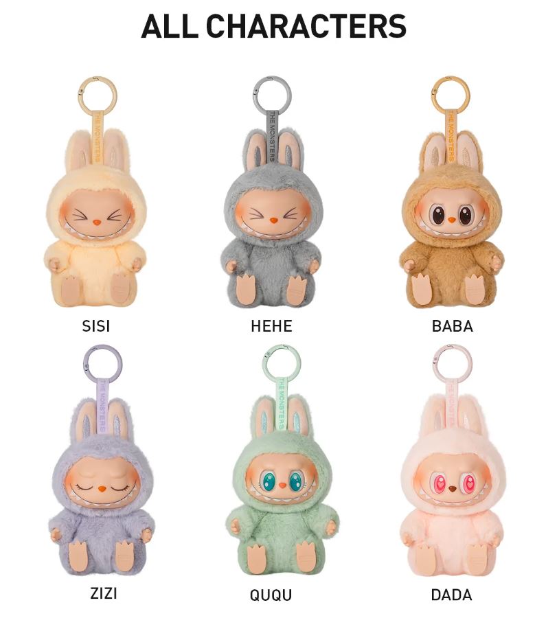 Customize Labubu Have a Seat Vinyl Plush Pendant/ Confirmed Blind Box