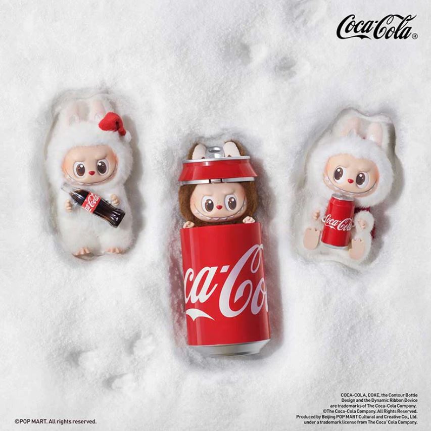 THE MONSTERS Coca Cola Series Vinyl Plush Pendant Confirmed Blind Box - HAPPY FACTOR