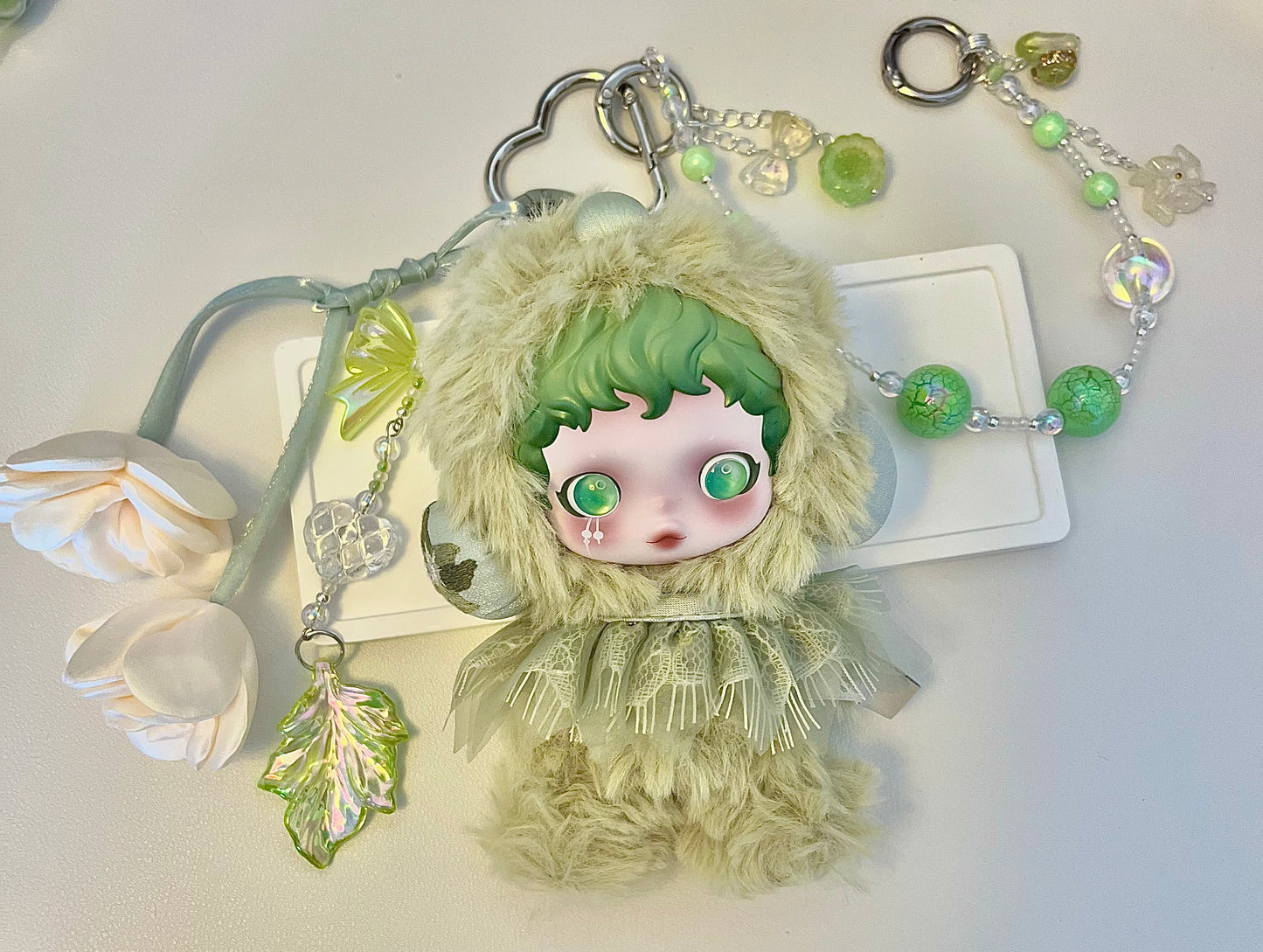 SKULLPANDA - L'Impressionnisme Series Keychain - One of a Kind