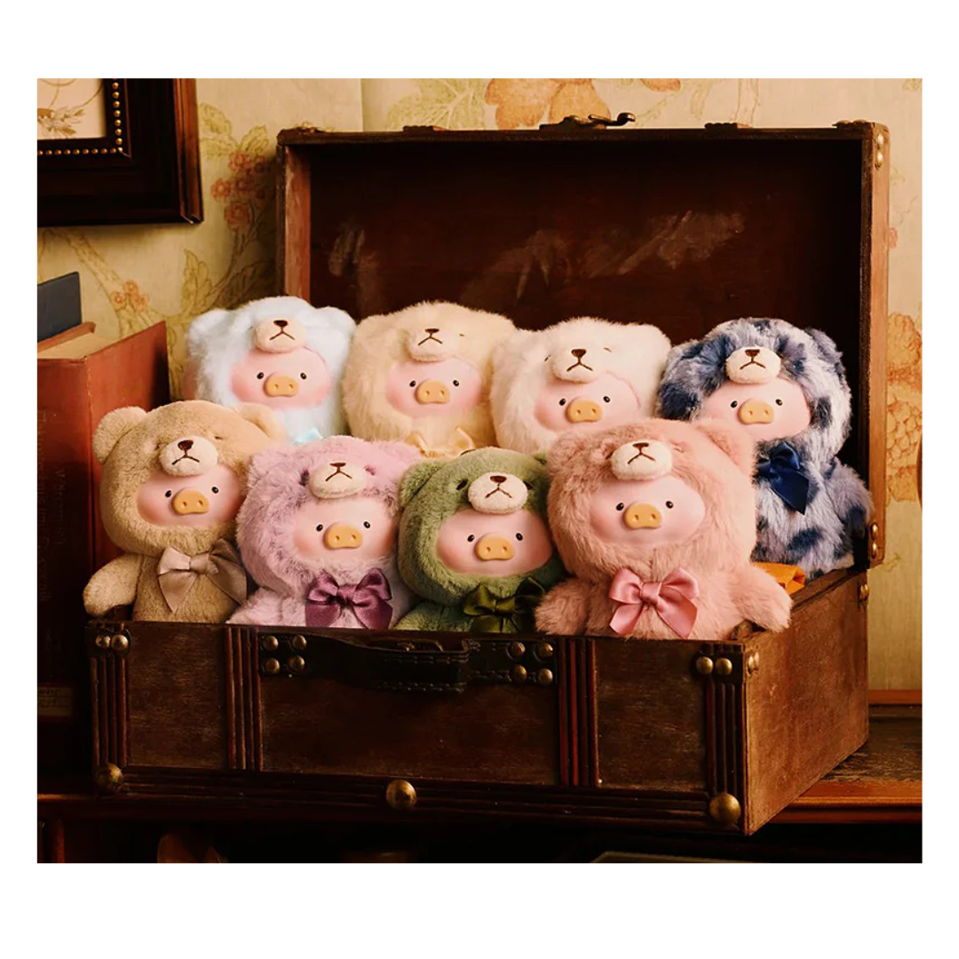 LULU THE PIGGY - Vintage Teddy Vinyl Face Plush Pendant Blind Box
