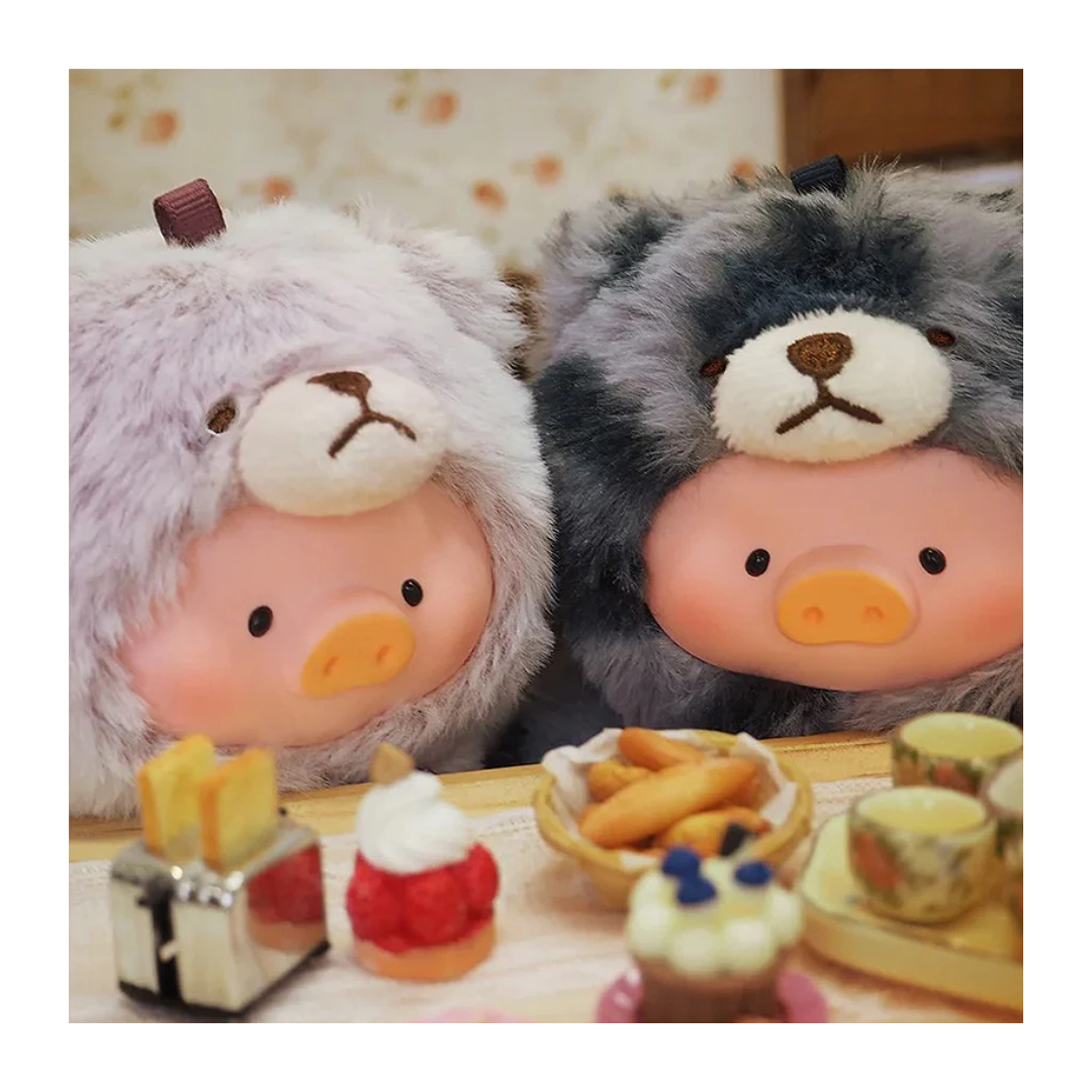 LULU THE PIGGY - Vintage Teddy Vinyl Face Plush Pendant Blind Box